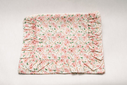 Vintage-Inspired Floral Pouch- Daisy & Clementine