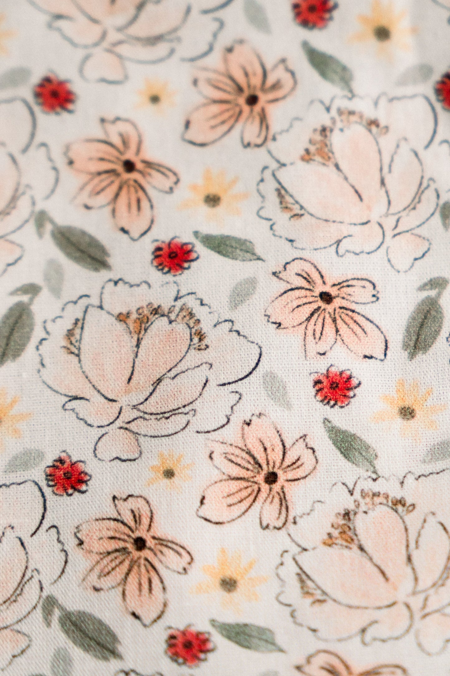 Vintage-Inspired Floral Pouch-Muguet