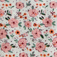 Vintage-Inspired Floral Pouch-Coquelicot