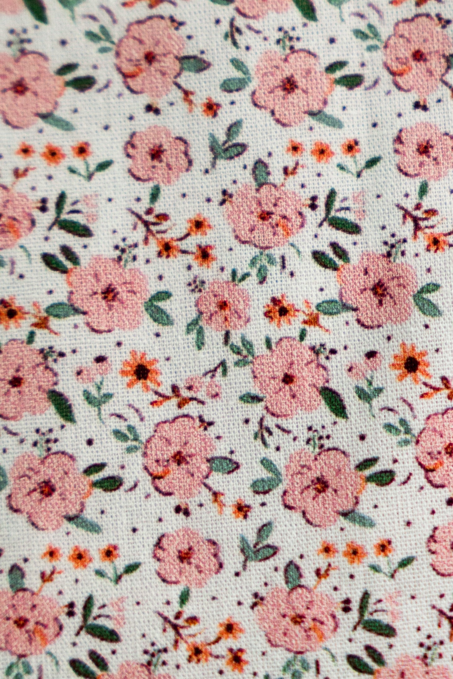 Vintage-Inspired Floral Pouch-Coquelicot