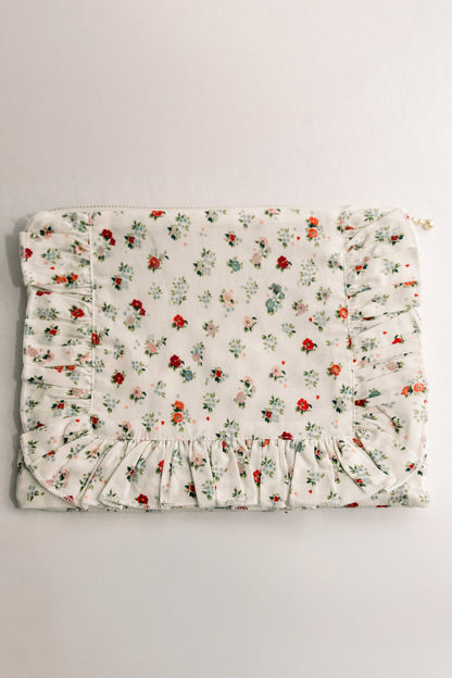 Vintage-Inspired Floral Pouch- Petite Prairie
