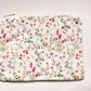 Vintage-Inspired Floral Pouch- Phlox