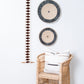 Balance Bogolan Wall Totem in White with Brown Diamonds