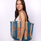 Bisou Bisou Woven Jute Tote