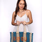 Bisou Bisou Woven Jute Tote