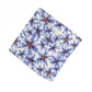 6 Organic Linen Napkins in Blue Harem