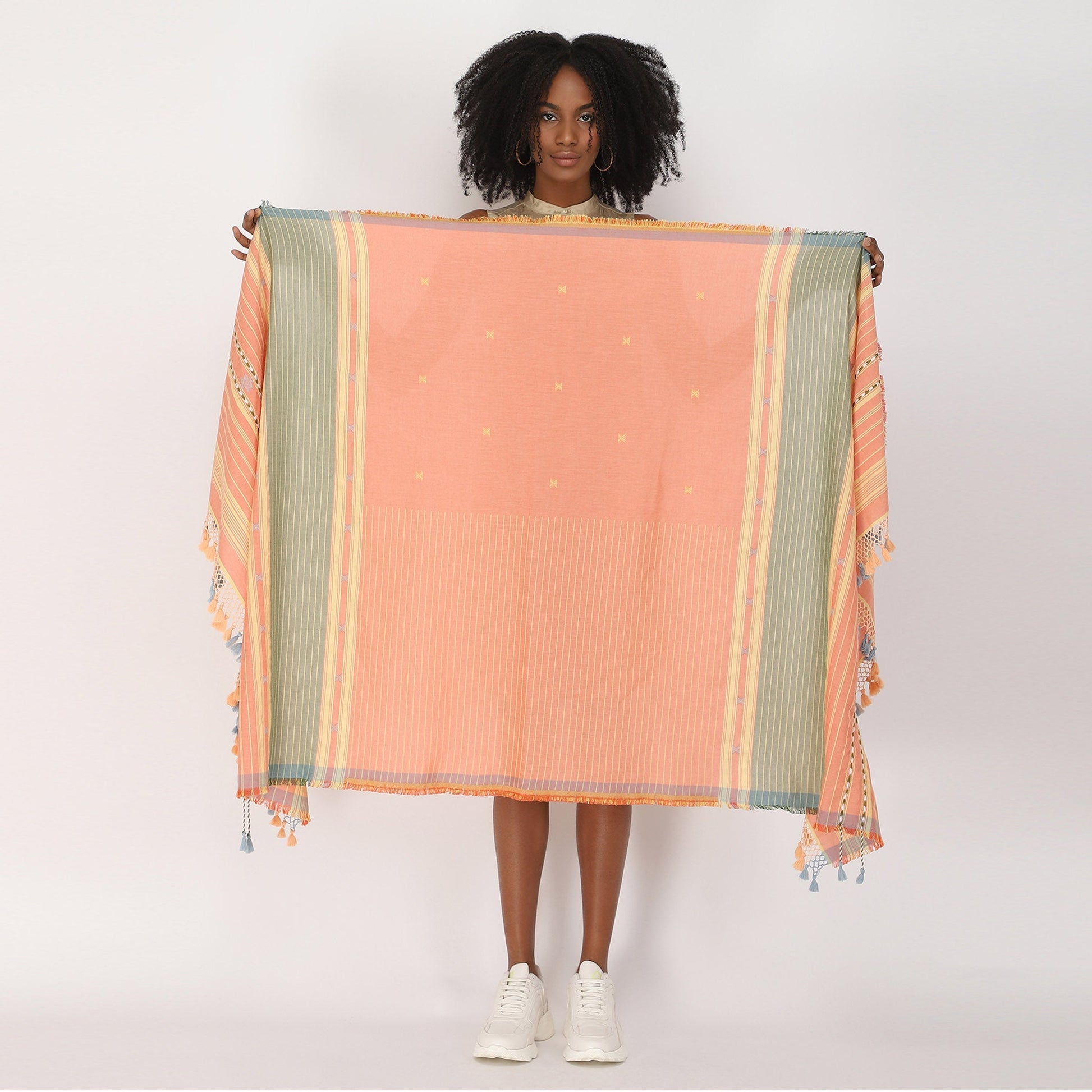 Anchored Jacquard Wrap