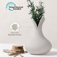 BosilunLife Flower Vase Recycled Ceramic Eco-Clay