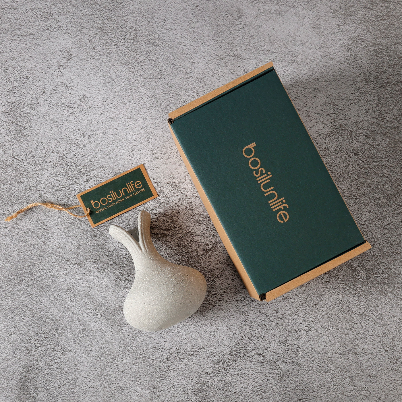 BosilunLife Flower Vase Recycled Ceramic Eco-Clay