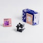 Burr Star 3D gemstone puzzle Black Onyx