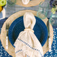 Chambray Braid Detail Napkin | Set of 2