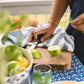 Chambray Stripe Hand Towel