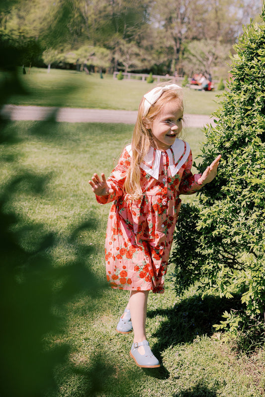 The Garden Dress- Vintage Rose