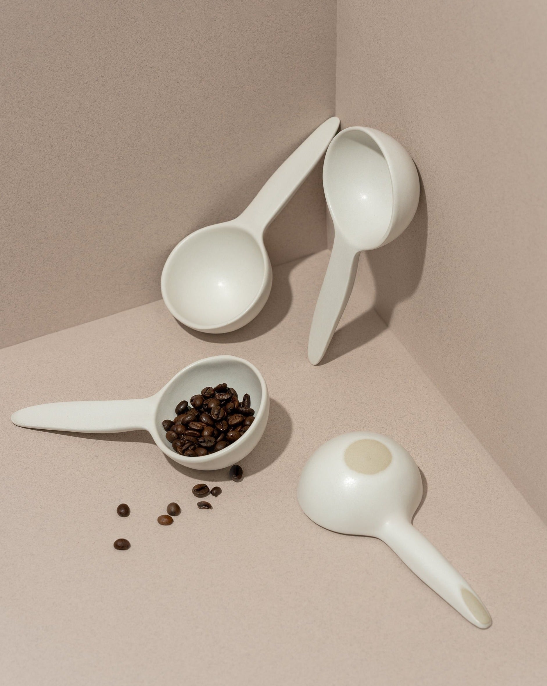 Stoneware Bowl Spoon Shape | Dadasi - Set of 4