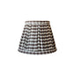 Chocolate Gingham Empire Shade