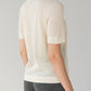 CREW NECK SWEATER TEE - IVORY