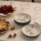 Ribbon Dinner Plates