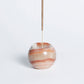 Gemstone sphere incense holder Serpentine green