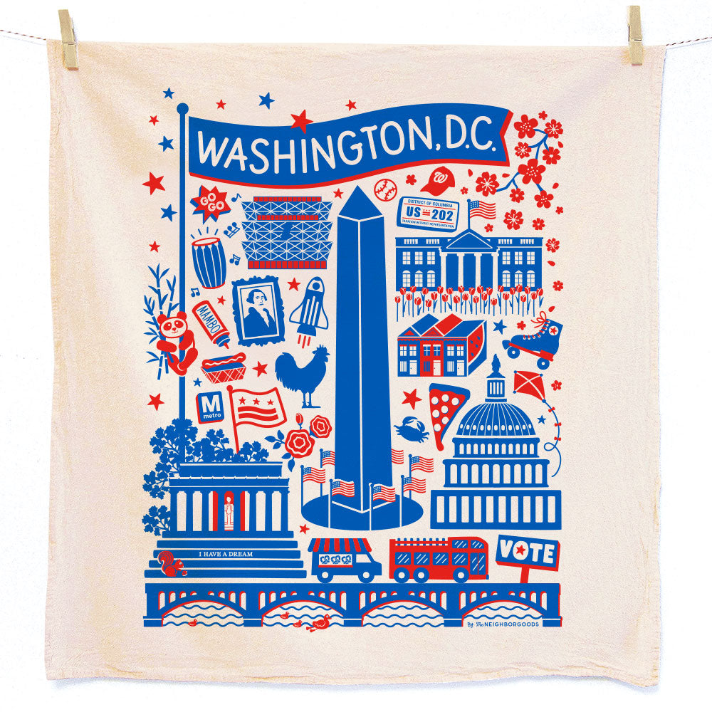 DC BLOSSOMS - Dish Towel Set of 2