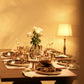 Bronze (Kansa) high hipped plate (Thaali) Set 11" - 5 pieces (1 Thaali, 2 bowls, 1 glass, 1 spoon)