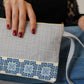 Safa Tatreez Pouch - Blue