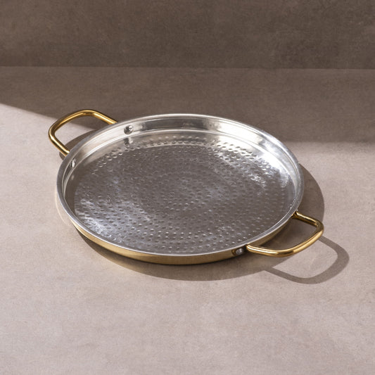 Brass Dosa Tawa with Insulated handles- All Purpose Pan