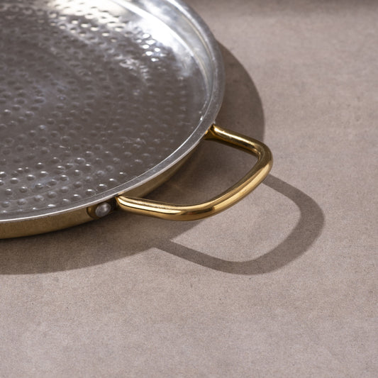 Brass Dosa Tawa with Insulated handles- All Purpose Pan