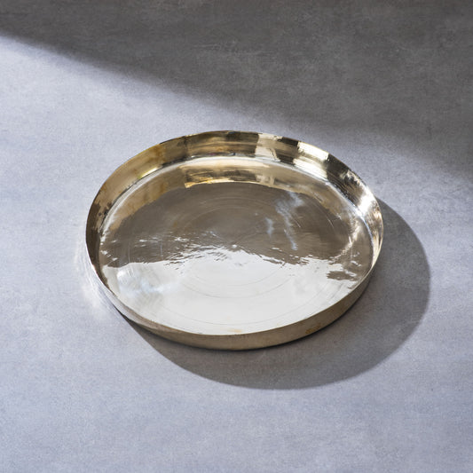Bronze high hipped plate (Thaali)
