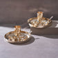 Bronze (Kansa) high hipped plate (Thaali) Set 11" - 5 pieces (1 Thaali, 2 bowls, 1 glass, 1 spoon)