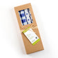 Blue Dots & Stripes Tapers - Gift Box of 4