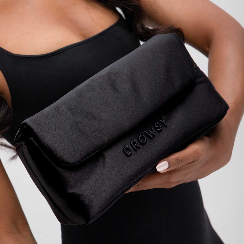 Drowsy Silk Necessaire - Black Jade