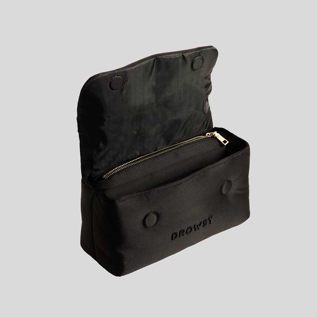 Drowsy Silk Necessaire - Black Jade