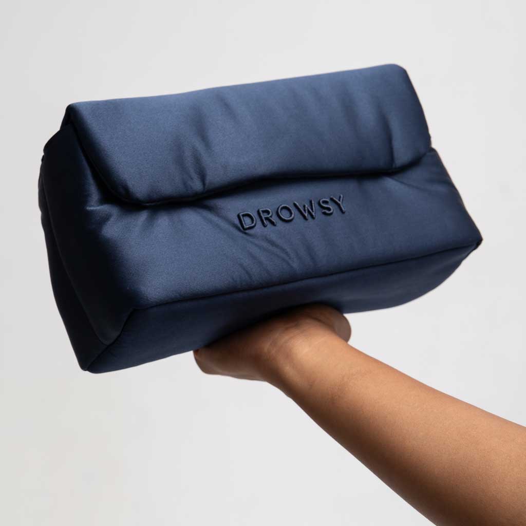 Drowsy Silk Necessaire - Midnight Blue