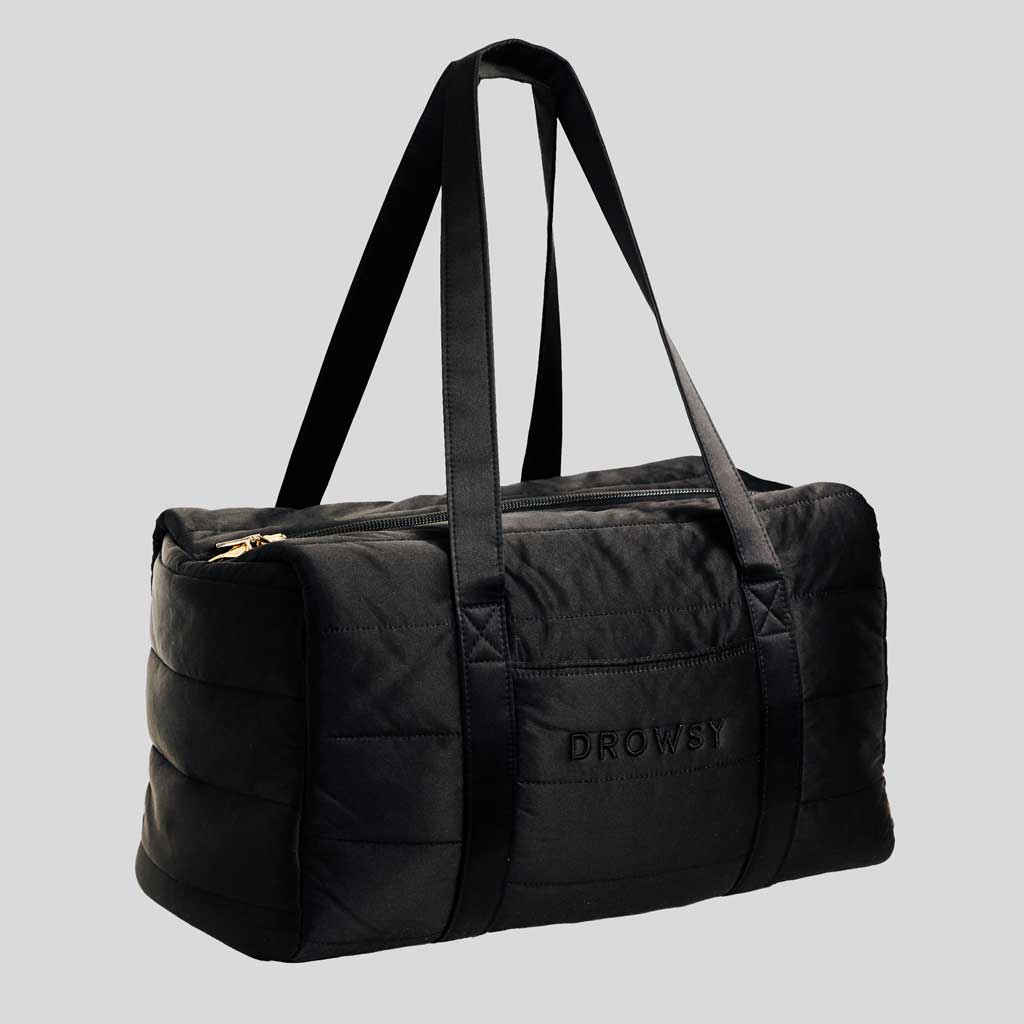 Drowsy Silk Weekender - Black Jade