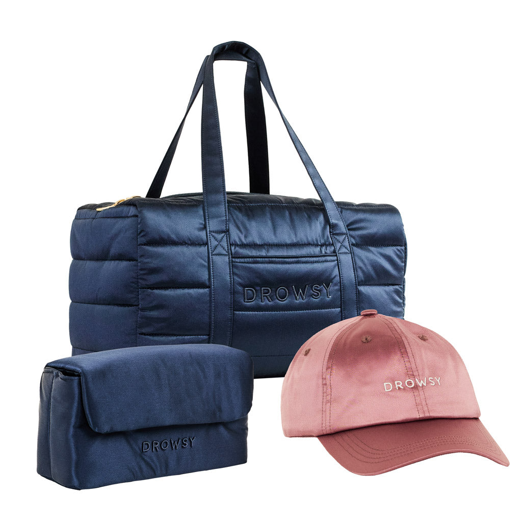 Drowsy Weekend Collection - Midnight Blue + Damask Rose