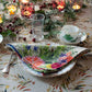 6 Organic Linen Napkins in Dramatic Iris