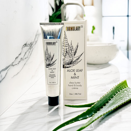 Aloe Leaf & Mint - On-the-Go Shea Butter Hand and Body Creme Tube