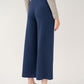 WIDE LEG TROUSERS - NAVY
