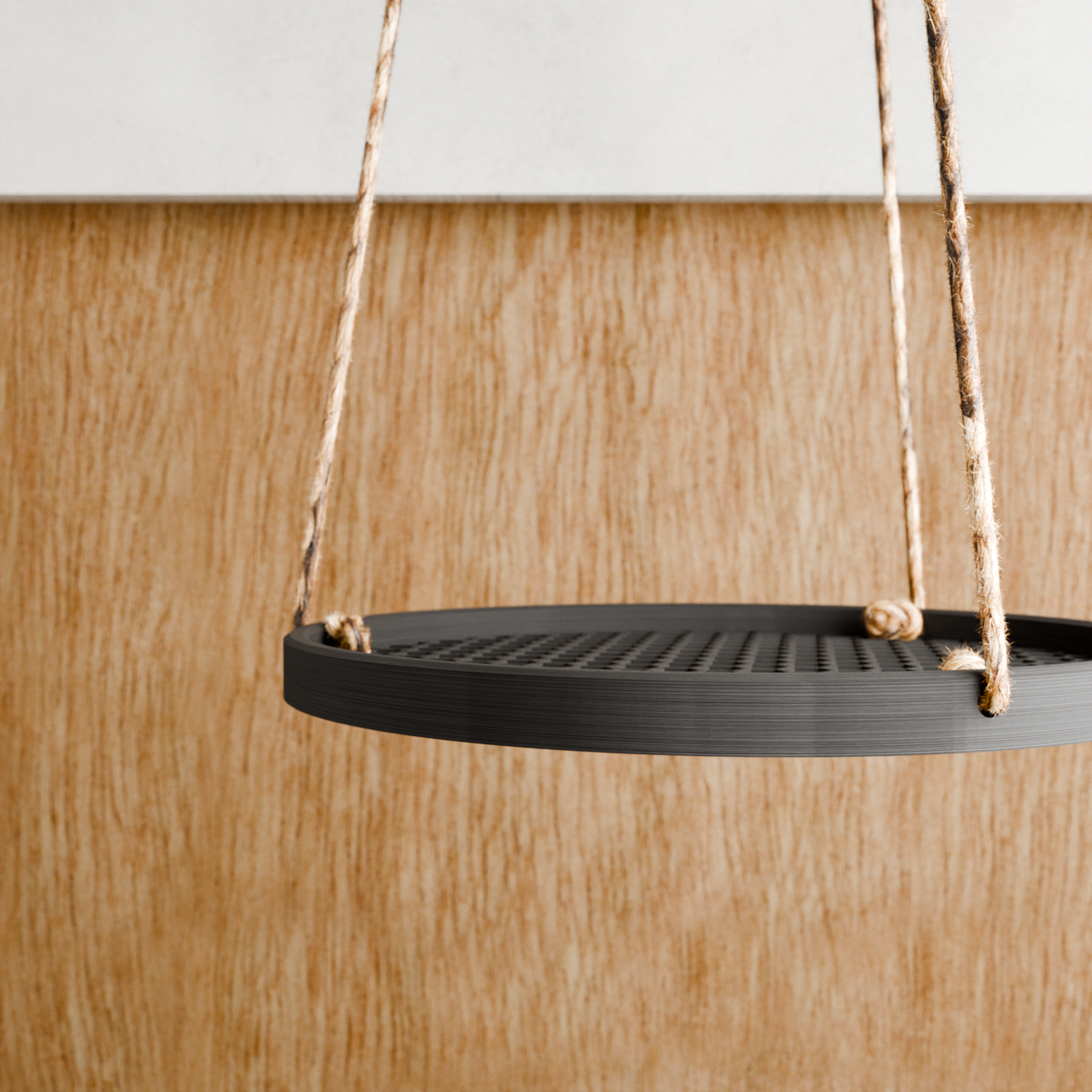 Hanging Plant Pot Tray | Honeycomb