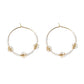 Pearl Floral Hoop
