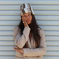 Alpaca Beanie - Natural Stripe