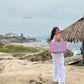 Sunset Woven Super Tote