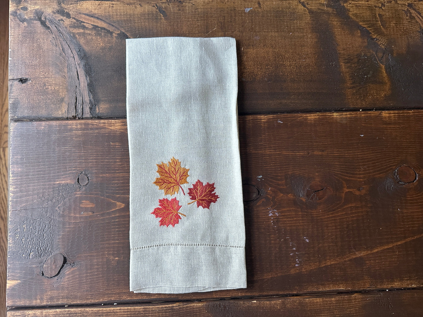 Autumn Leaves Tea Towels