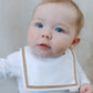 Sailor Style Bib- White