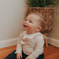 Sailor Style Bib- White