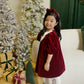 Rosemoor Dress |  Winterberry Red  Cotton Velvet