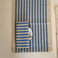 Oh! Stripes (Blue) Block Print Napkins