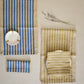 Oh! Stripes (Blue) Block Print Napkins