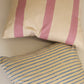 Oh! Stripes (Rose) Block Print Pillow