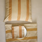 Oh! Stripes (Ochre) Block Print Pillow